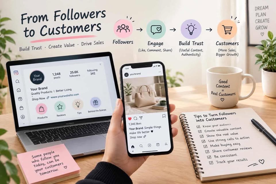 Turn Followers into Customers
